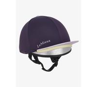 Classic equestrian helmet cover with removable pom-pom LeMieux