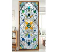 Classic European Static Cling Privacy Window Film Opaque Stained Church Cling DIY Glass Sticker Bathroom Decorative Films