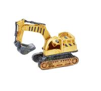 CLASSIC Excavator Yellow Digger Fish Tank Ornament Aquarium Decoration 170 x 70 x 135 mm Hand-Painted Non-Toxic Resin for Freshwater Tanks