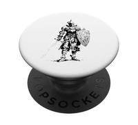 Classic Fantasy Knight Paladin with Sword PopSockets Adhesive PopGrip