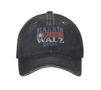 Classic Fashion Kamala Harris Tim Waltz Election 2024 Baseball Caps Unisex Denim Worn Washed Running Outdoor Cool Hats