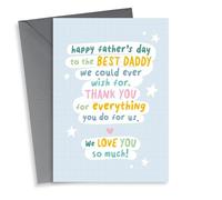 Classic Father's Day Card - Best Daddy - We Love You