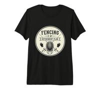 Classic Fencing is My Retirement Plan Fencing Lover Premium T-Shirt