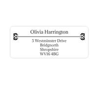 Classic Filagree Address Labels - Pack of 30