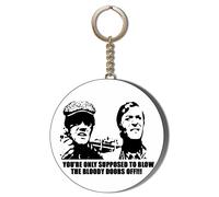 Classic Films - The Italian Job - You're ONLY Supposed to Blow The Bloody Doors Off - 58mm Long Chain Keyring Bottle Opener