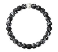 Classic Find Your Balance Beaded Silicone Bracelet for Women & Men, Jewelry, Medium 6.5", Silicone, no gemstone