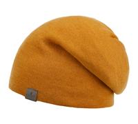 Lierys Fine Merino Long Beanie Men's/Women's (Length: 30 cm) - Made in Germany - Knitted hat Made from Merino Wool - Winter hat in one Size (54-61 cm) - Autumn/Winter Mustard One Size
