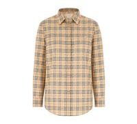 Classic Fit Check Cotton Shirt - female - Burberry - Shirts - Beige - S - Blouses & Shirts S