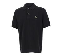 Classic Fit Knitted Polo- male- Lacoste- Polo Shirts- Black- M- Tops M