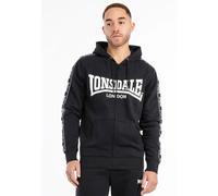 Classic fit zip-up hoodie Lonsdale Bigton Noir 2XL