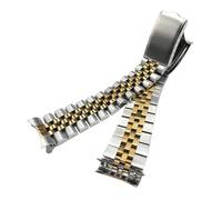 Classic Five Row Stainless Steel Wrist Bracelet Curved Link for Seiko | Metal Band Replacement Watch Strap Accessories Parts