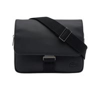 Classic Flap Messenger Bag- unisex- Lacoste- Cross Body Messenger- Black- ONE SIZE- Bags ONE SIZE