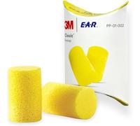 Classic Foam Ear Plugs - Noise Reducing Ear Defenders, 50 Pairs Yellow Earplugs, Each Individually Wrapped for Optimal Comfort and Cleanliness (50 Pairs)
