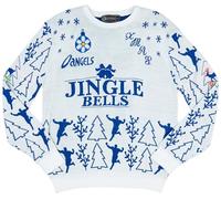 Classic Football Shirts #21 Jingle Bells Christmas Jumper (UK, Alpha, M, Regular, Regular, White)