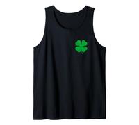 Classic Four-Leaf Clover Design Tank Top