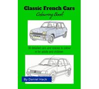 Classic French Car Colouring Book