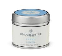 Classic Fresh Linen Candle in a Tin 180g - Heyland & Whittle