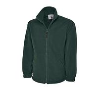 Uneek Clothing Jacket UC604 Classic Full Zip Micro Fleece 300GSM Bottle Green 2 2XL