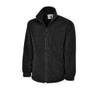Uneek UC604 Classic Full Zip Micro Fleece Jacket 300GSM Black 2XL Colo 2XL