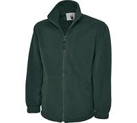 Uneek UC604 Classic Full Zip Micro Fleece Jacket 300GSM Bottle Green L L