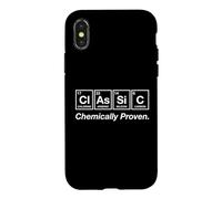 Classic Funny Chemistry Periodic Table Science Pun Case for iPhone X/XS