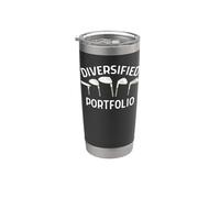 Classic Funny Golf Diversified Portfolio Stainless Steel Insulated Tumbler