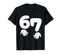 Classic Funny Six Seven 6 7 Hands Meme Slang T-Shirt