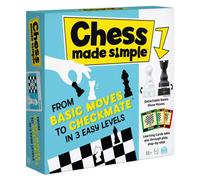 Spin Master Games, Chess Made Simple, Learn to Play Strategy Board Games for Beginners, Chess, 2 Players, for Kids Ages 8 & Up