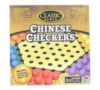 Classic Games Wood Chinese Checkers Set | Board & 60 Game Pieces