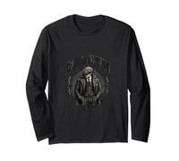 Classic Gentleman Vintage Style Strong Character Design Long Sleeve T-Shirt