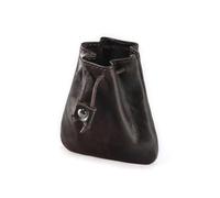 Classic Genuine Leather Coin Bag - Retro Coin Bag with Drawstring | Handmade from Premium Cowhide Leather for Men and Women | Mini Purse, Coin Purse, Mini Purse, Purse, coffee, Classic