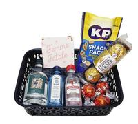 Classic Gin Miniature Gift Basket |Gift Hamper| Gin Gift | Alcohol Gift | For Her | Adult Gifts (Femme Fatale)