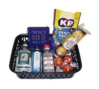 Classic Gin Miniature Gift Basket |Gift Hamper| Gin Gift | Alcohol Gift | For Her | Adult Gifts (I'm not sick of you yet)