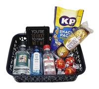 Classic Gin Miniature Gift Basket |Gift Hamper| Gin Gift | Alcohol Gift | For Her | Adult Gifts (You're so lucky to have met me)