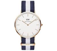 Daniel Wellington Mens Classic 40mm Glasgow Rose Gold Watch RRP £139