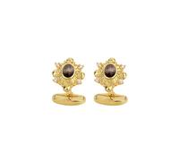 Classic Gold Cufflinks for Mens Unique French Shirt Cuff, One size