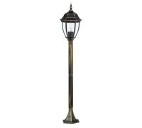 Classic Gold Lamp Garden Post Light Retro E27 60W IP44 Outdoor Energy Saving UK
