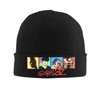 Classic Gorillaz Rock Hat Autumn Winter Beanie New Music Caps Female Male Knitted Hat Cool