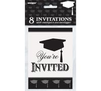Classic Graduation Invitations, 8ct