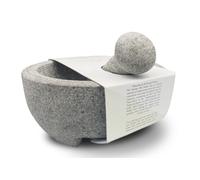 Silk Route Home Large Granite Pestle & Mortar with Stabilising Feet