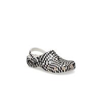 Crocs Unisex-Adult Classic Graphic Clogs, Checkered, 10 UK Men / 12 UK Women