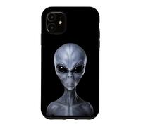 Classic Gray Alien Extraterrestrial UFO Believer Graphic Case for iPhone 11