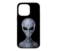 Classic Gray Alien Extraterrestrial UFO Believer Graphic Case for iPhone 14 Pro Max