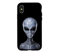 Classic Gray Alien Extraterrestrial UFO Believer Graphic Case for iPhone X/XS