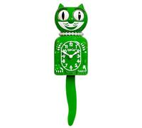 Classic Green Lady Kit-Cat Clock