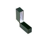 Classic Green Leatherette Slim Bangle Box