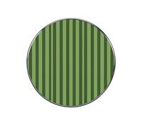 Classic Green Striped Fridge Sticker Funny Fridge Magnets Novelty Round Fridge Magnets Reusable for Whiteboard, Locker, Kitchen, Office- Strong Decor Magnetic Stickers