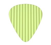 Classic Green Striped Guitar Plectrums, 12 Pcs Lightweight Guitar Plectrums, 0.46mm/0.71mm/0.96mm Thickness For Acoustic Guitar Acoustic Electric Guitar Ukulele Bass