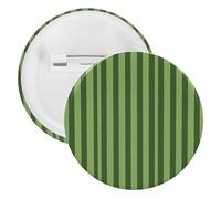 Classic Green Striped Tinplate Badge Personalized Round Brooch Large Craft Button Suitable for Teachers, Nurses, Doctors, Staff, Party Gift Accessories, 20pcs, Plastic, plastics
