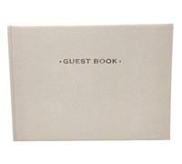 Classic Guest Book Wedding Anniversary Baby Shower Christening Birthday (Ivory)